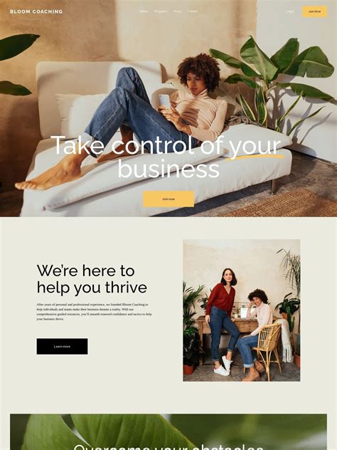 Paxon Squarespace template