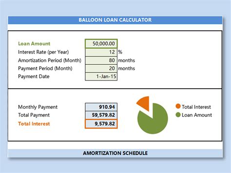 Excel Payment Calculator Template