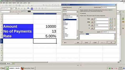 LibreOffice Payment Calculator Template