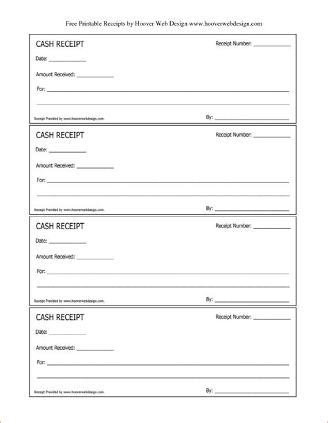 Payment Receipt Template PDF 6