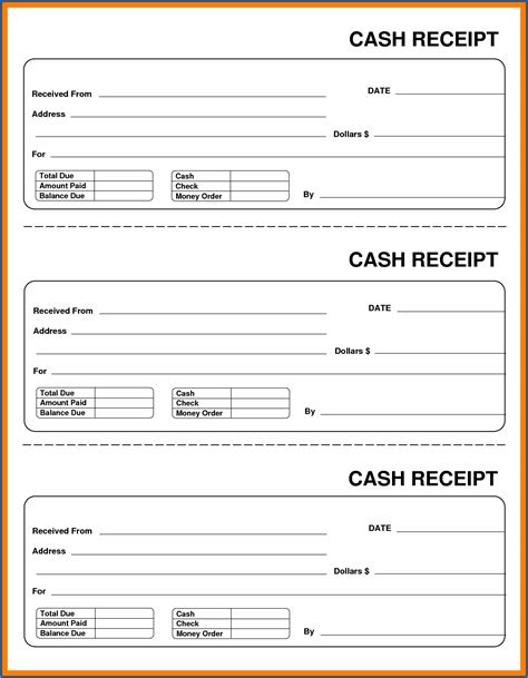 Payment Receipt Template Word 4