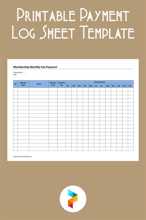 Payment Template Excel