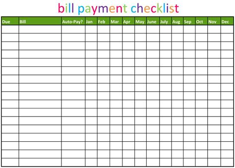 Payment Template with Chart