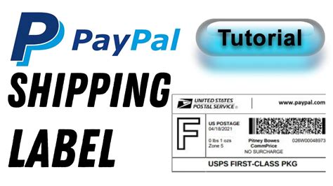 PayPal Shipping Label Template