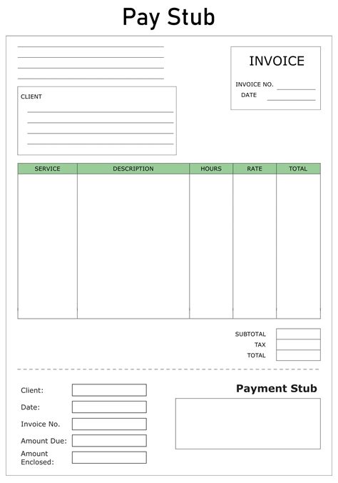 Payroll Check Template Designs