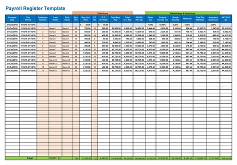 Payroll Template Image