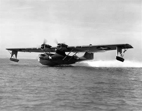 PBY Catalina taking off