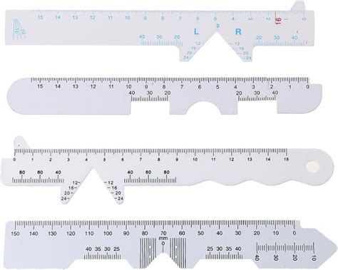 A PD ruler is used to measure the distance between the pupils