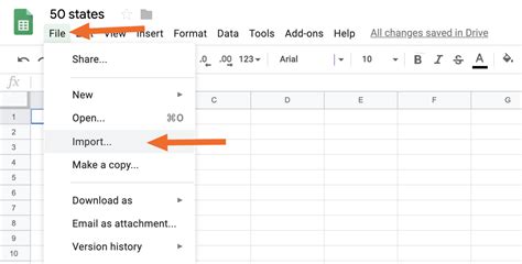 pdf google sheets import