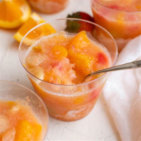 Peach Fruit Cup Recipe