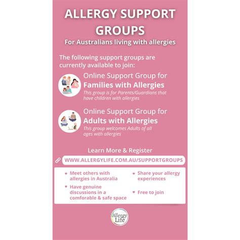 Peanut allergy support group