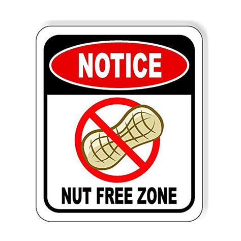 Peanut Free Home Sign