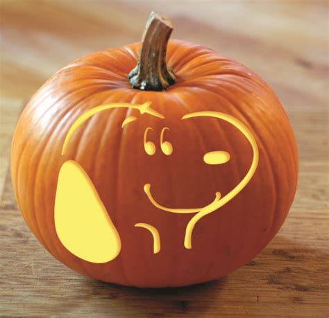 Peanuts Pumpkin Carving Templates Gallery 1