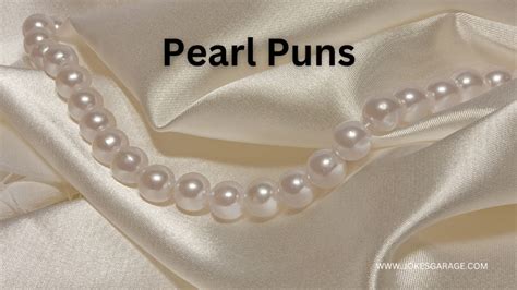 A person wearing a pearl necklace with a humorous expression