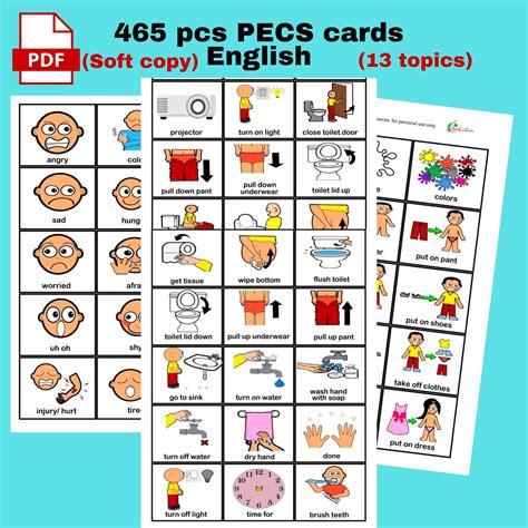 PECS Cards Templates Gallery 1