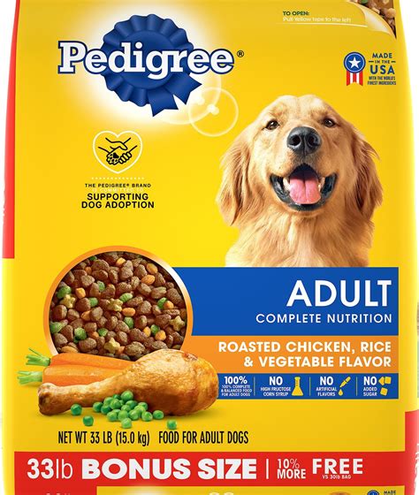 Pedigree Dog Food Nutrition