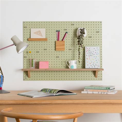 Pegboard design with holes and pegs