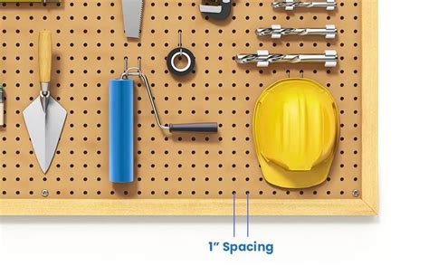 Pegboard holes and pegs