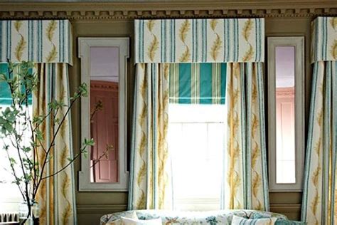 A pelmet is a decorative piece of fabric or wood that covers the top of a window or door.