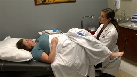 Pelvic examination for OB-GYN patients