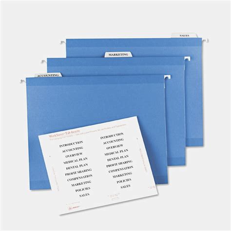 Pendaflex Hanging File Folder Labels