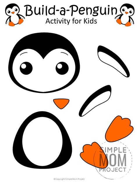 Penguin Craft Template 1