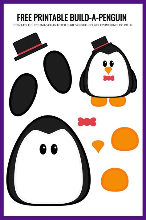 Penguin Craft Template 2