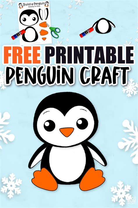 Penguin Craft Template 5