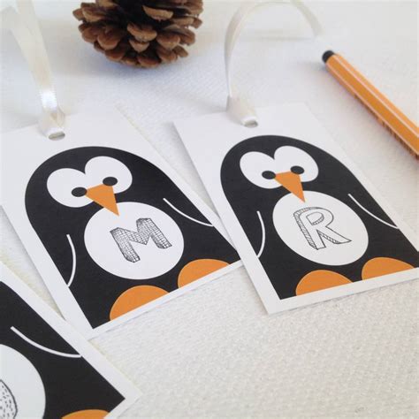 Penguin Gift Tag Image