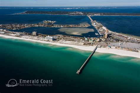 Pensacola Beach aerial view