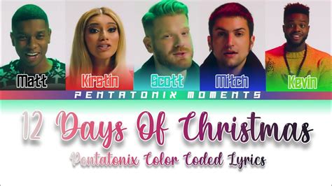 Pentatonix performing their rendition of The 12 Days of Christmas