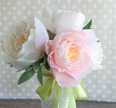 Peony Paper Flowers