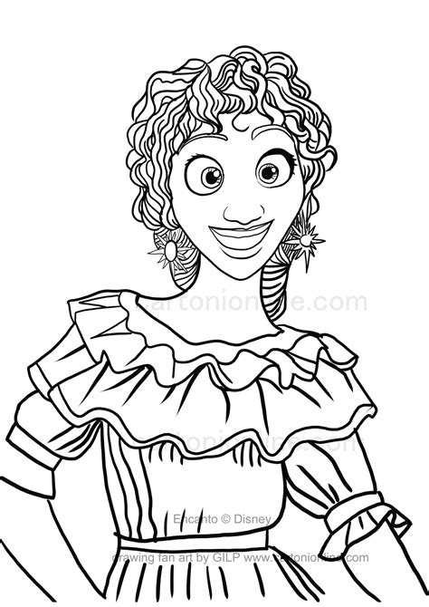 Pepa Madrigal Coloring Page