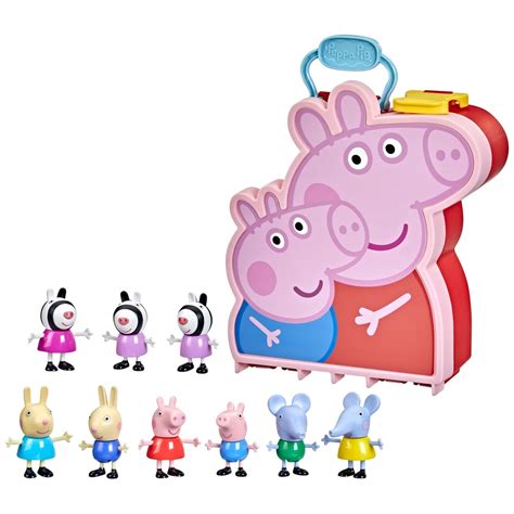 Peppa Pig and her brother coloring page