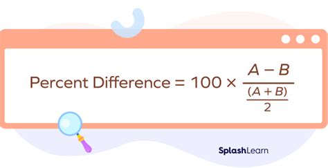 Calculating Percentage Differences