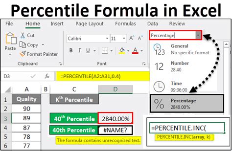 Percentile Calculation Excel Add-in Free