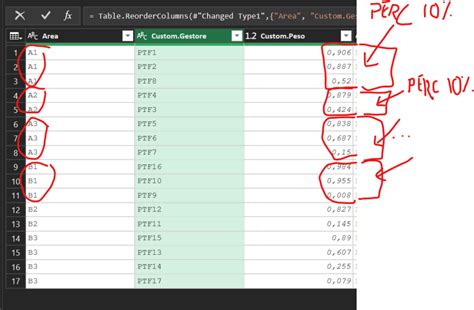 Percentile Calculation in Power Query