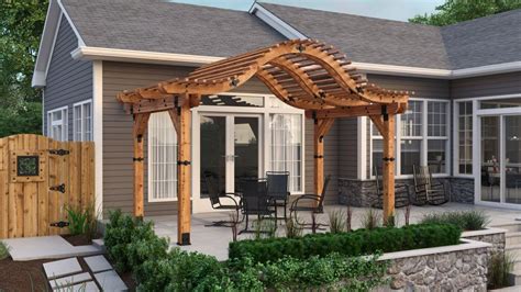 Pergola Rafter Designs for Large Spaces