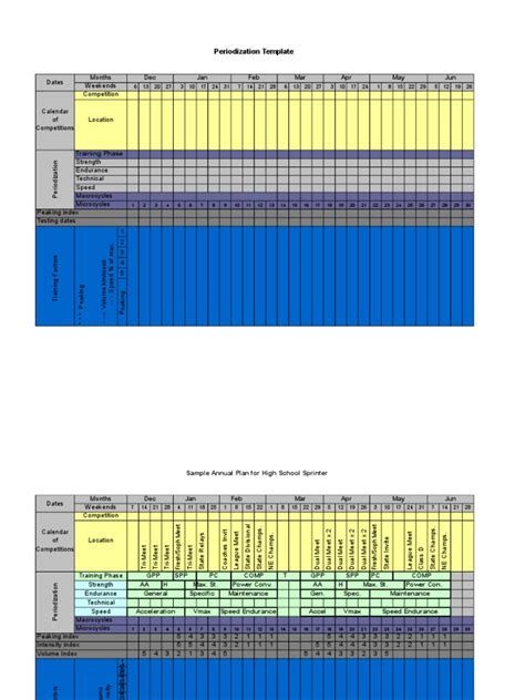 Periodization Template