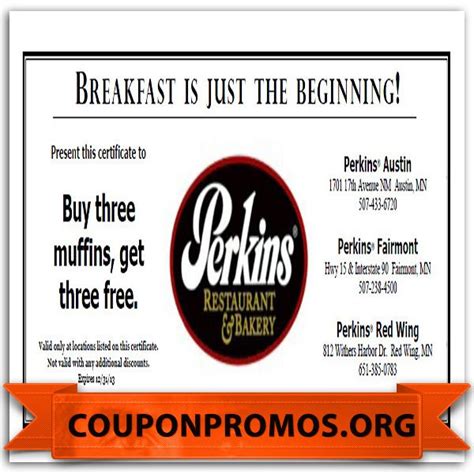 Perkins Coupons Printable