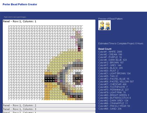 Perler Bead Template Maker Software