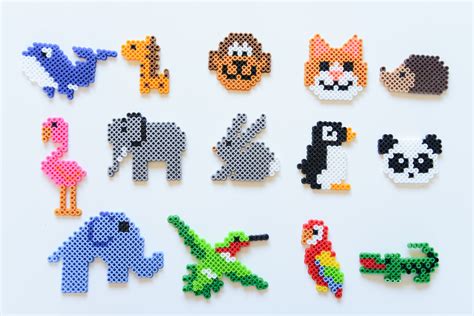 Perler beads animal patterns