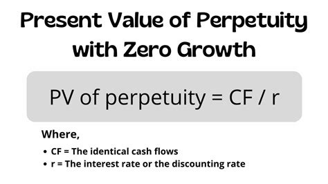 Perpetuity Formula