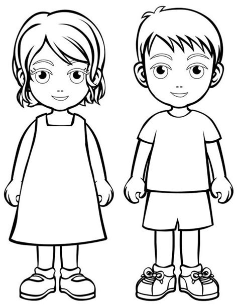 Person Coloring Pages for Kids