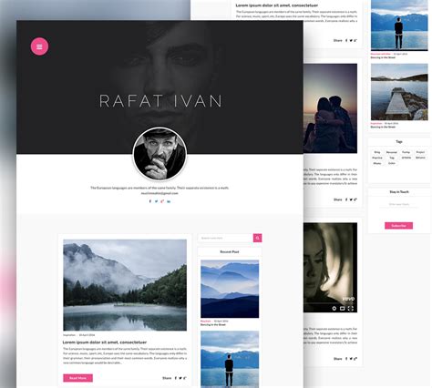 Personal Blog Template