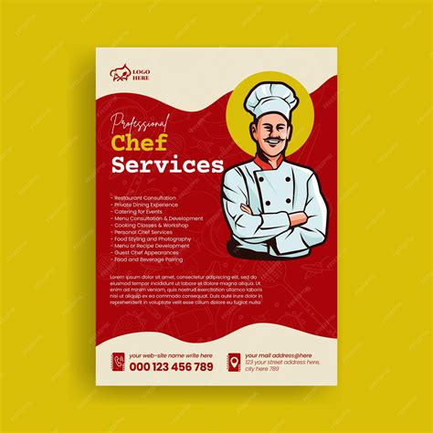 Classic and Elegant Personal Chef Flyer Template