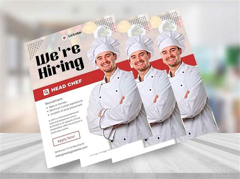 Vintage and Whimsical Personal Chef Flyer Template