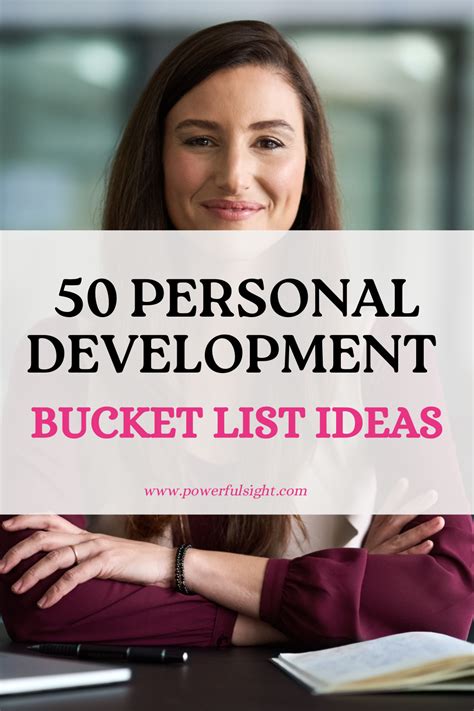 Personal Growth Bucket List Template