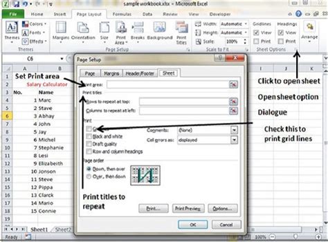 Personal Lines Worksheet Chart Options