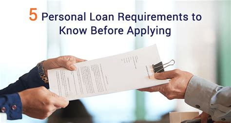 Personal Loan Requirements